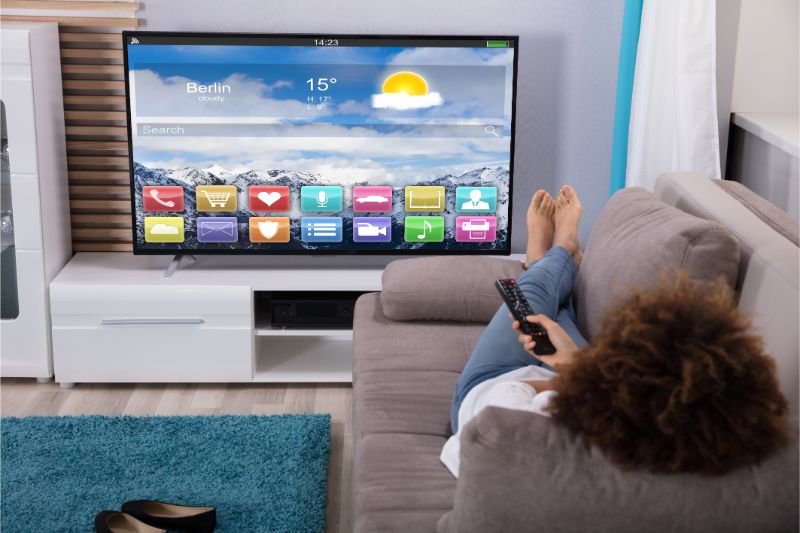 Can I stream videos I download to the tv?